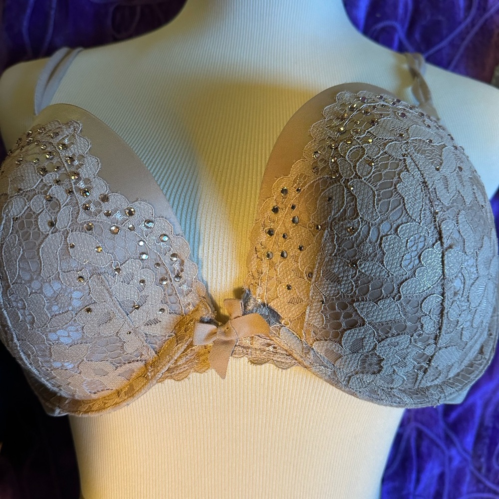 Elegant Lace Embellished Bra